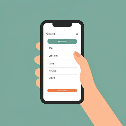 User interacting with mobile booking interface